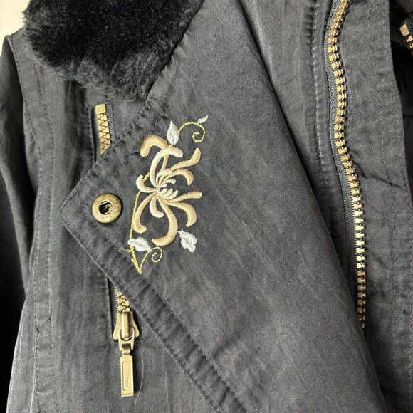 Vintage 90s Fera Skiwear Embroidered Full Zip Jacket Size 8 - Picture 3 of 8